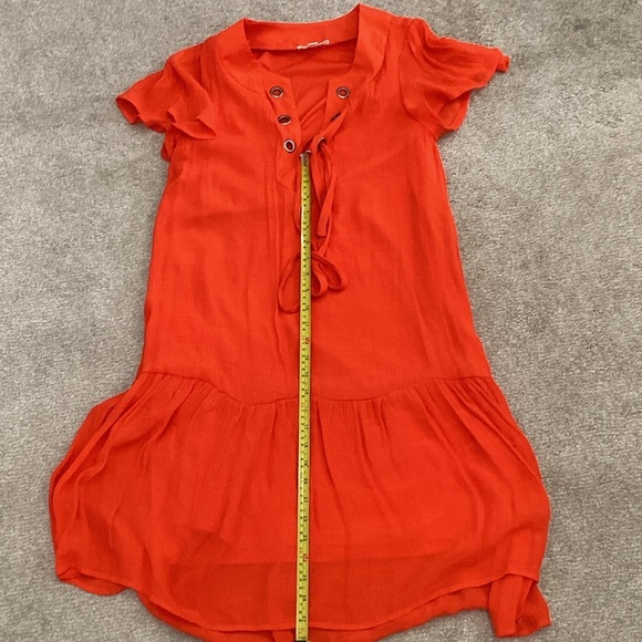 Elegant Red Midi Dress medium - Picture 3 of 6